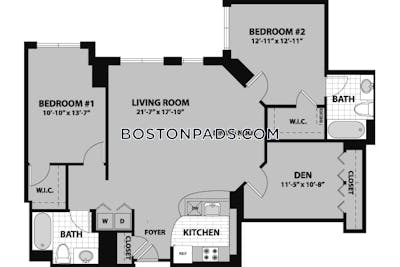 Waltham Apartment for rent 2 Bedrooms 2 Baths - $3,620