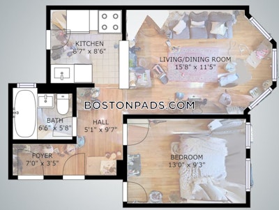 Fenway/kenmore 1 Bed 1 Bath Boston - $2,800 No Fee